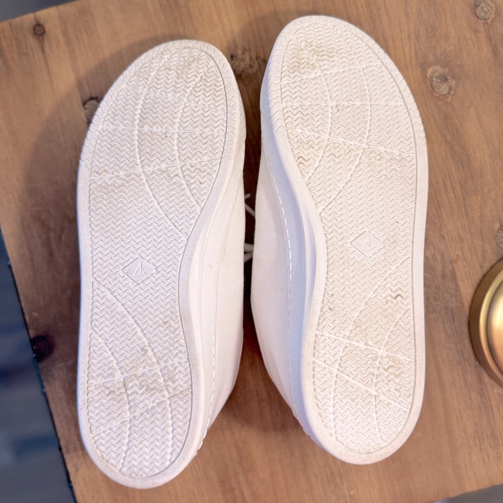 Sperry Crest Vibe White Sneaker sz 8.5 - Picture 5 of 5
